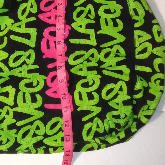 Robin Ruth Las Vegas Crossbody Bag Neon Green Pink - Picture 8 of 8